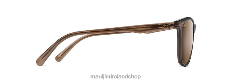 Maui Jim Sunglasses 2J26J377 | Maui Jim Sugar Cane Polarized Classic Sunglasses Transparent Mocha/HCL Bronze