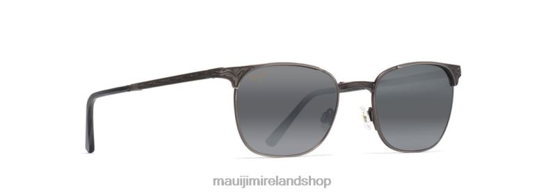 Maui Jim Sunglasses 2J26J419 | Maui Jim Stillwater Polarized Classic Sunglasses Antique Pewter/Neutral Grey