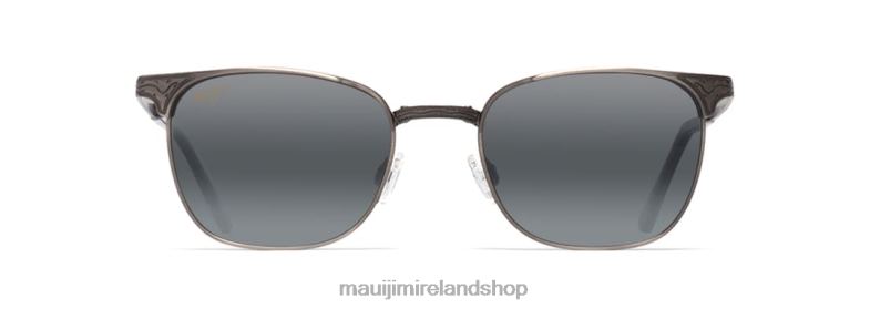 Maui Jim Sunglasses 2J26J419 | Maui Jim Stillwater Polarized Classic Sunglasses Antique Pewter/Neutral Grey