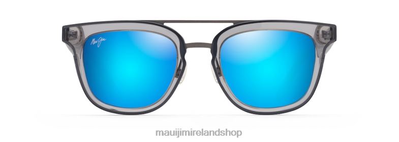 Maui Jim Sunglasses Ireland 2J26J160 | Maui Jim Relaxation Mode Polarized Fashion Sunglasses Translucent Dove Grey/Blue Hawaii