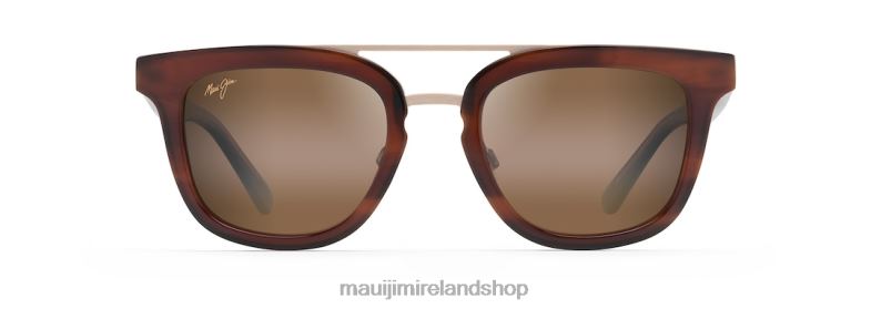 Maui Jim Sunglasses Ireland 2J26J161 | Maui Jim Relaxation Mode Polarized Fashion Sunglasses Tortoise with Ivory Interior/HCL Bronze