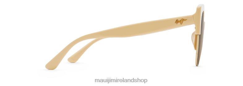 Maui Jim Sunglasses Ireland 2J26J206 | Maui Jim Mariposa Polarized Fashion Sunglasses Ivory with Gold/HCL Bronze