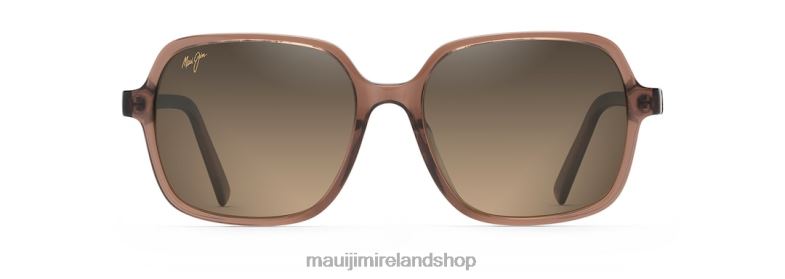 Maui Jim Sunglasses Ireland 2J26J213 | Maui Jim Little Bell Polarized Fashion Sunglasses Translucent Light Espresso/HCL Bronze