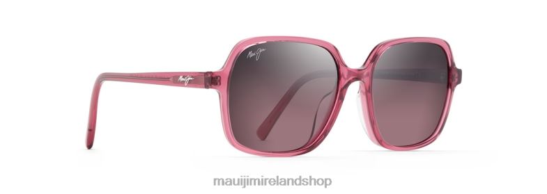 Maui Jim Sunglasses Ireland 2J26J214 | Maui Jim Little Bell Polarized Fashion Sunglasses Translucent Raspberry/Rose