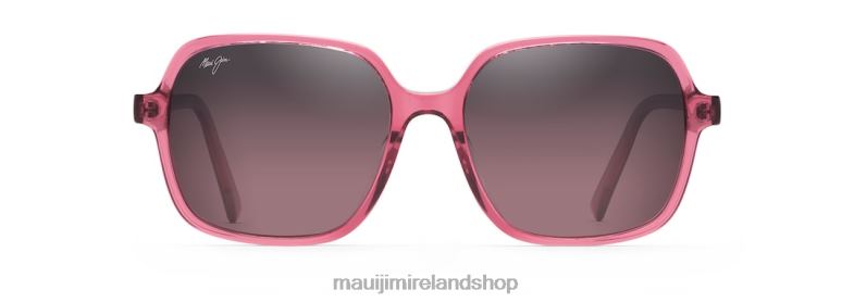 Maui Jim Sunglasses Ireland 2J26J214 | Maui Jim Little Bell Polarized Fashion Sunglasses Translucent Raspberry/Rose