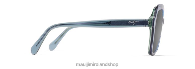 Maui Jim Sunglasses Ireland 2J26J23 | Maui Jim Mamane Polarized Fashion Sunglasses Teal/Neutral Grey