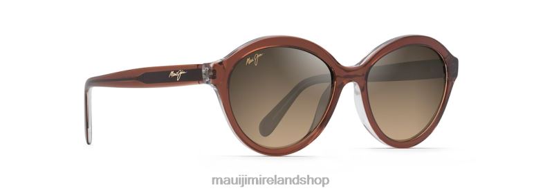 Maui Jim Sunglasses Ireland 2J26J257 | Maui Jim Mariana Polarized Fashion Sunglasses Brown with Crystal Interior/HCL Bronze