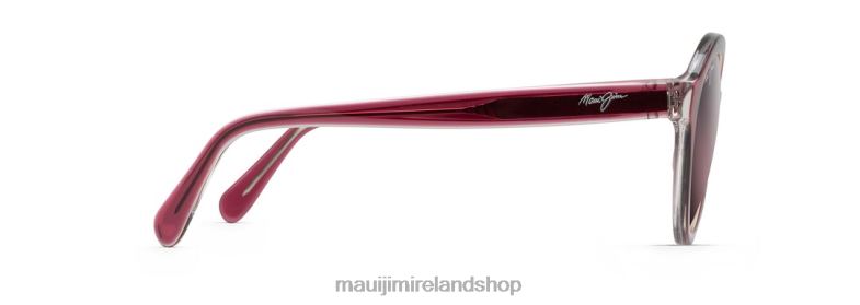 Maui Jim Sunglasses Ireland 2J26J258 | Maui Jim Mariana Polarized Fashion Sunglasses Raspberry with Crystal Interior/Rose