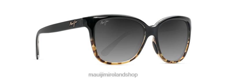 Maui Jim Sunglasses Ireland 2J26J279 | Maui Jim Starfish Polarized Fashion Sunglasses Black with Tortoise/Neutral Grey