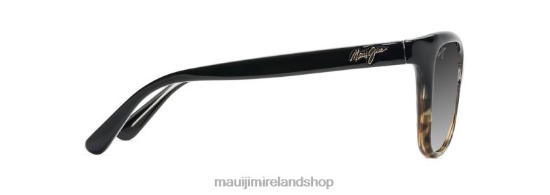 Maui Jim Sunglasses Ireland 2J26J279 | Maui Jim Starfish Polarized Fashion Sunglasses Black with Tortoise/Neutral Grey