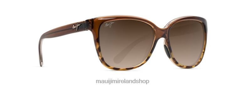 Maui Jim Sunglasses Ireland 2J26J281 | Maui Jim Starfish Polarized Fashion Sunglasses Translucent Chocolate with Tortoise/HCL Bronze