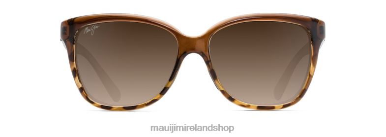 Maui Jim Sunglasses Ireland 2J26J281 | Maui Jim Starfish Polarized Fashion Sunglasses Translucent Chocolate with Tortoise/HCL Bronze