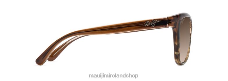 Maui Jim Sunglasses Ireland 2J26J281 | Maui Jim Starfish Polarized Fashion Sunglasses Translucent Chocolate with Tortoise/HCL Bronze