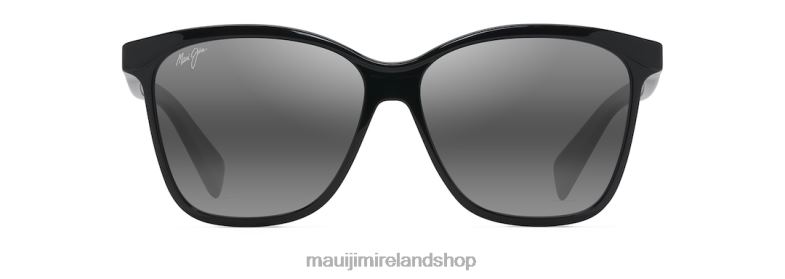 Maui Jim Sunglasses Ireland 2J26J29 | Maui Jim Liquid Sunshine Polarized Fashion Sunglasses Gloss Black/Neutral Grey