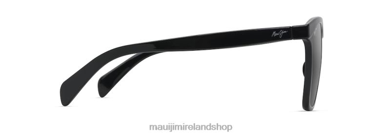 Maui Jim Sunglasses Ireland 2J26J29 | Maui Jim Liquid Sunshine Polarized Fashion Sunglasses Gloss Black/Neutral Grey