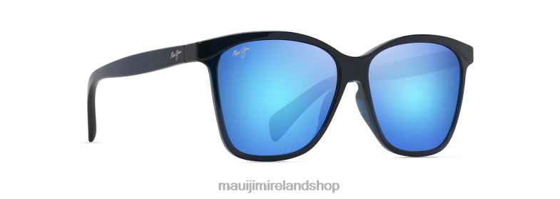 Maui Jim Sunglasses Ireland 2J26J30 | Maui Jim Liquid Sunshine Polarized Fashion Sunglasses Translucent Navy/Blue Hawaii