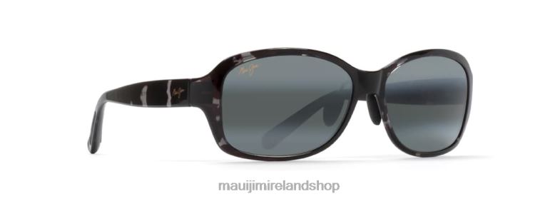Maui Jim Sunglasses Ireland 2J26J347 | Maui Jim Koki Beach Asian Fit Polarized Fashion Sunglasses Black and Grey Tortoise/Neutral Grey