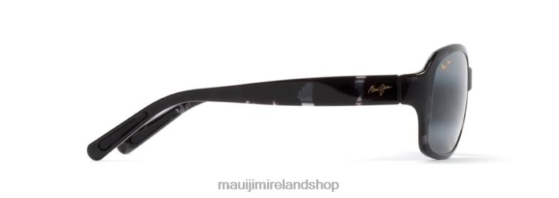 Maui Jim Sunglasses Ireland 2J26J347 | Maui Jim Koki Beach Asian Fit Polarized Fashion Sunglasses Black and Grey Tortoise/Neutral Grey