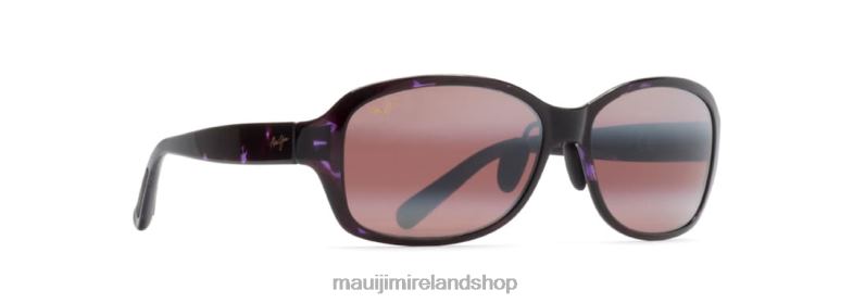 Maui Jim Sunglasses Ireland 2J26J349 | Maui Jim Koki Beach Asian Fit Polarized Fashion Sunglasses Purple Tortoise/Rose
