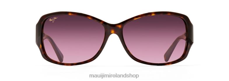 Maui Jim Sunglasses Ireland 2J26J405 | Maui Jim Nalani Polarized Fashion Sunglasses Dark Tortoise/Rose