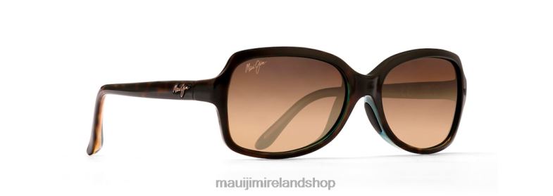 Maui Jim Sunglasses Ireland 2J26J411 | Maui Jim Cloud Break Polarized Fashion Sunglasses Tortoise with Peacock Blue/HCL Bronze
