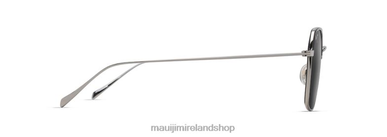 Maui Jim Sunglasses Ireland 2J26J65 | Maui Jim Moon Doggy Polarized Fashion Sunglasses Titanium/Neutral Grey