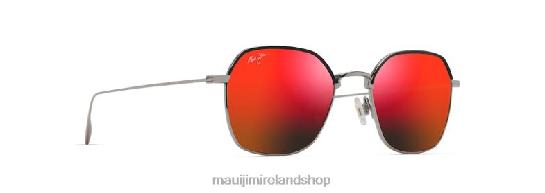 Maui Jim Sunglasses Ireland 2J26J68 | Maui Jim Moon Doggy Polarized Fashion Sunglasses Gunmetal/HAWAII LAVA