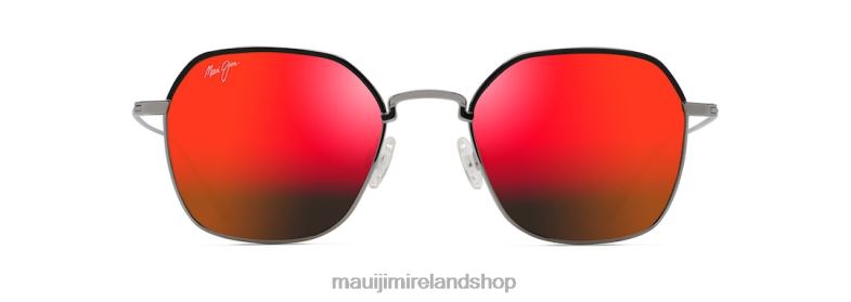 Maui Jim Sunglasses Ireland 2J26J68 | Maui Jim Moon Doggy Polarized Fashion Sunglasses Gunmetal/HAWAII LAVA