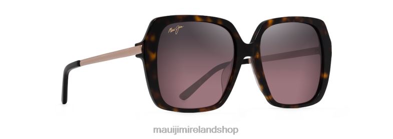 Maui Jim Sunglasses Ireland 2J26J75 | Maui Jim Poolside Polarized Fashion Sunglasses Tortoise/Rose