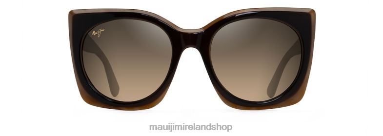 Maui Jim Sunglasses Ireland 2J26J77 | Maui Jim Pakalana Polarized Fashion Sunglasses Chocolate with Tortoise Interior/HCL Bronze