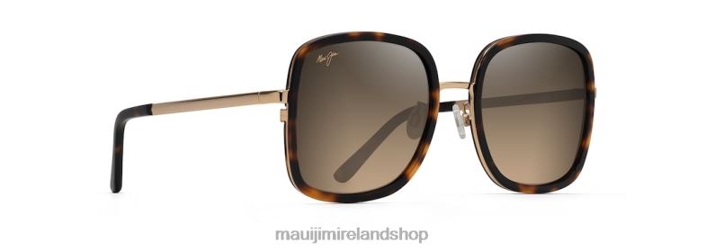 Maui Jim Sunglasses Ireland 2J26J80 | Maui Jim Pua Polarized Fashion Sunglasses Tortoise with Shiny Gold/HCL Bronze