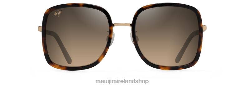 Maui Jim Sunglasses Ireland 2J26J80 | Maui Jim Pua Polarized Fashion Sunglasses Tortoise with Shiny Gold/HCL Bronze