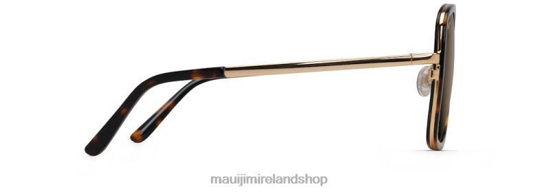 Maui Jim Sunglasses Ireland 2J26J80 | Maui Jim Pua Polarized Fashion Sunglasses Tortoise with Shiny Gold/HCL Bronze