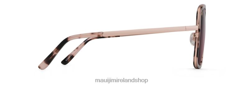 Maui Jim Sunglasses Ireland 2J26J81 | Maui Jim Pua Polarized Fashion Sunglasses Pink Tortoise with Rose Gold/Rose