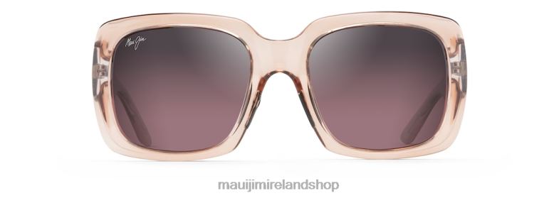 Maui Jim Sunglasses Ireland 2J26J95 | Maui Jim Two Steps Polarized Fashion Sunglasses Transparent Pink/Rose