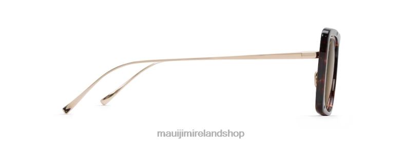 Maui Jim Ireland 2J26J252 | Maui Jim Adrift Polarized Luxury Sunglasses Tortoise with Shiny Gold/HCL Bronze