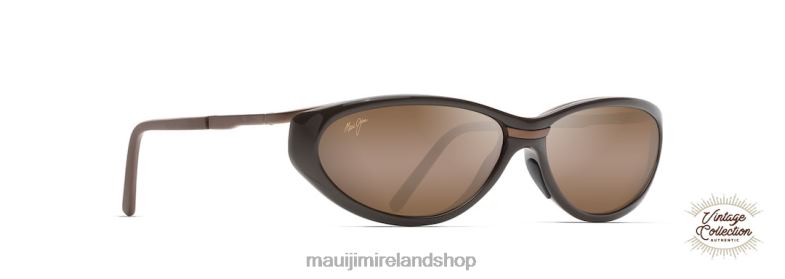 Maui Jim Ireland 2J26J441 | Maui Jim Oasis Polarized Vintage Sunglasses Gloss Dark Brown/HCL Bronze