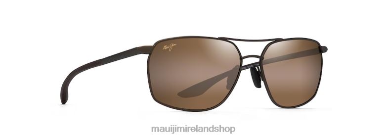 Maui Jim Sunglasses Ireland 2J26J101 | Maui Jim Pu'U Kukui Polarized Rectangular Sunglasses Bronze/HCL Bronze