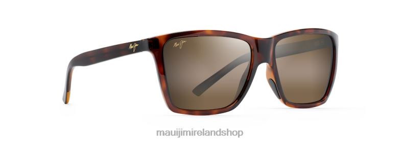 Maui Jim Sunglasses Ireland 2J26J210 | Maui Jim Cruzem Polarized Rectangular Sunglasses Tortoise/HCL Bronze