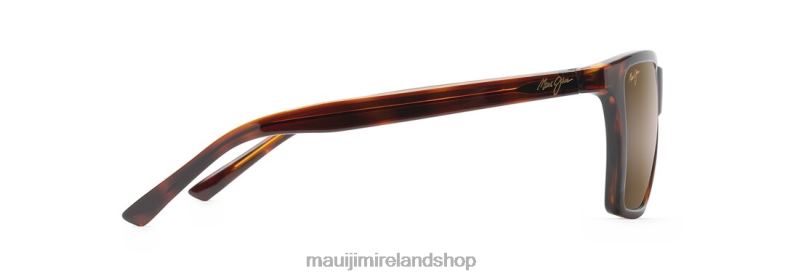Maui Jim Sunglasses Ireland 2J26J210 | Maui Jim Cruzem Polarized Rectangular Sunglasses Tortoise/HCL Bronze