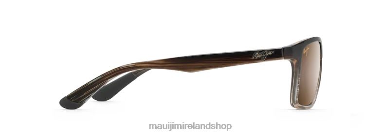 Maui Jim Sunglasses Ireland 2J26J368 | Maui Jim Onshore Polarized Rectangular Sunglasses Chocolate Fade/HCL Bronze