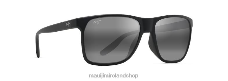Maui Jim Sunglasses Ireland 2J26J37 | Maui Jim Pailolo Polarized Rectangular Sunglasses Black/Neutral Grey