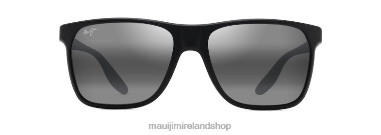 Maui Jim Sunglasses Ireland 2J26J37 | Maui Jim Pailolo Polarized Rectangular Sunglasses Black/Neutral Grey