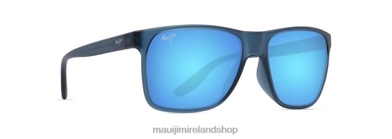 Maui Jim Sunglasses Ireland 2J26J38 | Maui Jim Pailolo Polarized Rectangular Sunglasses Matte Navy/Blue Hawaii