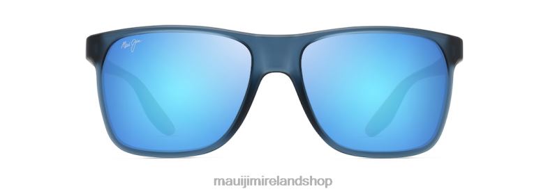 Maui Jim Sunglasses Ireland 2J26J38 | Maui Jim Pailolo Polarized Rectangular Sunglasses Matte Navy/Blue Hawaii