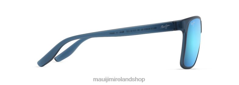 Maui Jim Sunglasses Ireland 2J26J38 | Maui Jim Pailolo Polarized Rectangular Sunglasses Matte Navy/Blue Hawaii