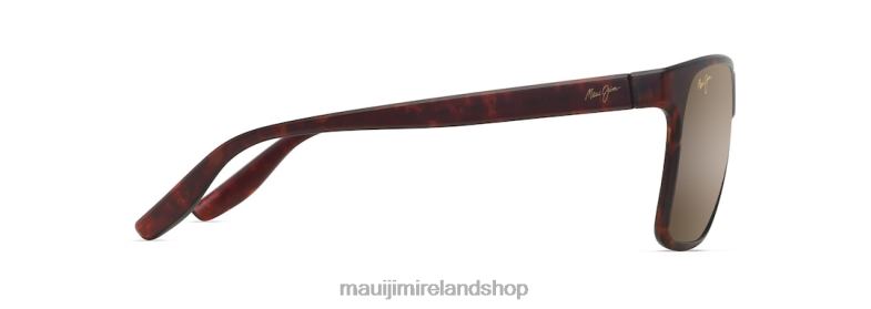 Maui Jim Sunglasses Ireland 2J26J39 | Maui Jim Pailolo Polarized Rectangular Sunglasses Matte Tortoise/HCL Bronze
