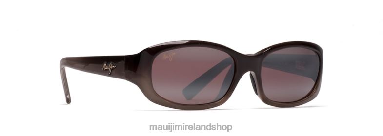 Maui Jim Sunglasses Ireland 2J26J410 | Maui Jim Punchbowl Polarized Rectangular Sunglasses Chocolate Fade/Rose