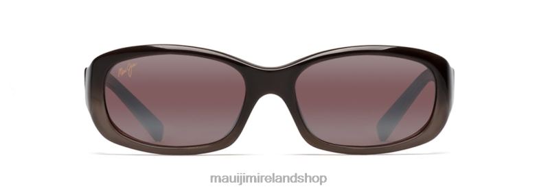 Maui Jim Sunglasses Ireland 2J26J410 | Maui Jim Punchbowl Polarized Rectangular Sunglasses Chocolate Fade/Rose
