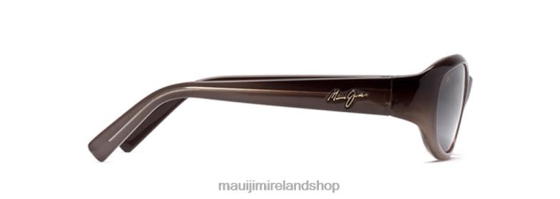 Maui Jim Sunglasses Ireland 2J26J410 | Maui Jim Punchbowl Polarized Rectangular Sunglasses Chocolate Fade/Rose